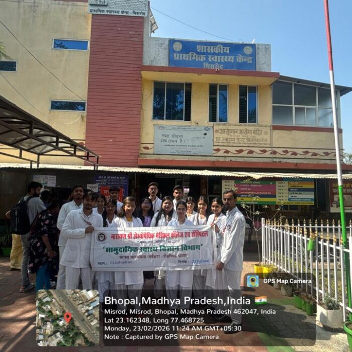 PRIMARY HEALTH CENTRE VISIT MISROD, BHOPAL (M.P.)